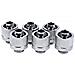 Eiszapfen 16/10mm Compression Fitting G1/4 - Chrome Sixpack - Foto miniatura 6