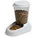 Distributore Di Cibo Secco Crocchette Per Cani E Gatti 3 Litri Zenith Pratica Mangiatoia Dispenser Cibo Biscotti Per Animali, Serbatoio Trasparente Con Coperchio, Fondo Antiscivolo, 20,2 X 29,2 X H 28,8 Cm Bianco - Foto miniatura 1