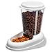 Distributore Di Cibo Secco Crocchette Per Cani E Gatti 3 Litri Zenith Pratica Mangiatoia Dispenser Cibo Biscotti Per Animali, Serbatoio Trasparente Con Coperchio, Fondo Antiscivolo, 20,2 X 29,2 X H 28,8 Cm Bianco - Foto miniatura 7