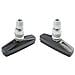 Scarpe Freno Kool-stopv-brake 53 X 9 Mm Nero 2 Pezzi - Foto miniatura 1