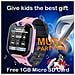 Orologi Intelligenti Per Bambini, Orologio Intelligente Per Bambini Orologio Con Fotocamera Sos, Regalo Per Fotocamera Per Telefonate, Giochi, Registratore, Regalo Di Compleanno Con Sveglia - Foto miniatura 3