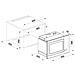 Forno a Microonde FGSP28148WS Da Incasso Con Grill 28 L 900W Grigio - Foto miniatura 2