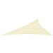 Parasole a Vela Oxford Triangolare 4x5x6,4 m Crema - Foto miniatura 3