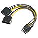 Adattatore Da 4 Pin Molex A 6 + 2 Pin Pcie - Foto miniatura 1