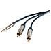 Sp30833-slim Audio-kabel 3 M 3.5mm 2 X Rca Blau - Chrom (sp30833-slim) - Foto miniatura 1