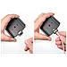 Supporto Auto KUDA In Pelle Nera Per Mercedes Classe E (W211 2002-2006) | Console Portatelefono E Navigatore Con Fissaggio Stabile - 4