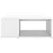 Tavolino da Salotto Bianco 90x67x33 cm in Legno Multistrato - Foto miniatura 4