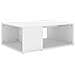 Tavolino da Salotto Bianco 90x67x33 cm in Legno Multistrato - Foto miniatura 1