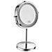 V-tac Vt-7572 Lampada Specchio Ingrandimento 1x - 3x Con Luce Led Integrata 3w Bianco Freddo 6400k Da Tavolo Orientabile Colore Grigio Cromato - Sku 6629 - Foto miniatura 1