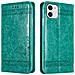 Custodia Compatibile Con Apple Iphone 11 In Turchese Con Ornamenti - Coperchio Protettiva Con Chiusura Magnetica, Funzione Stand E Tasca Per Le Carte - Foto miniatura 1