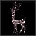 Decorazione Natalizia Acrilico Renna 140 LED 120cm Bianco Caldo - Foto miniatura 3
