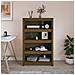Libreria Marrone Miele 80x35x126 Cm In Legno Massello Di Pino - Foto miniatura 1