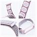 Cinturino Nylon Con Cassa Silicone Watch Band Per Xiaomi Mi Band 5 - 6 - 7 Rosa - Foto miniatura 3