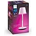 Hue White and Color ambiance Go Lampada Smart da Tavolo Ricaricabile Bianca Wireless - Foto miniatura 4