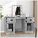 Toeletta Con Led Grigio Cemento 130x50x132,5 Cm - Foto miniatura 3