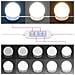 Toeletta Con Led Grigio Cemento 130x50x132,5 Cm - Foto miniatura 9