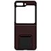 Cover Per Samsung Galaxy Z Flip5 Cavalletto Supporto Classic Stand Bordeaux - Foto miniatura 1