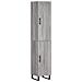 Credenza Grigio Sonoma 34,5x34x180 Cm In Legno Multistrato - Foto miniatura 2