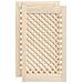 Ante Con Design A Reticolo 2 Pz 39,5x69 Cm In Legno Di Pino - Foto miniatura 2