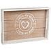 Wooden Serving Tray I Love My Home 35x24cm - Foto miniatura 1