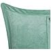 Set Di 2 Cuscini Zinnia Velluto A Coste 47 X 27 Cm Verde Chiaro Tinta Unita - Foto miniatura 4
