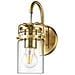 Plafoniera Contemporanea Brinley Acciaio Ottone Spazzolato 3 Luci E27 - Foto miniatura 5