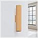 Lampada Da Parete Karbon 30 Oro Sl. 1558 - Minimalista Lampada Da Parete D'oro 30x6.5x8.5 Cm - Foto miniatura 4