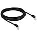 Cavo di rete RJ45 Cat. 6A S /FTP da 45° angolato verso il basso 5 m nero - Foto miniatura 2