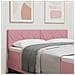 Testiera  Design a Blocchi di Diamante Rosa 160 cm in Velluto - Foto miniatura 2
