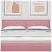 Testiera  Design a Blocchi di Diamante Rosa 160 cm in Velluto - Foto miniatura 3