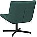 Sedia d'Accentuo Verde Scuro Poliestere Standard - Foto miniatura 6