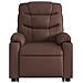 Poltrona Alzapersona Reclinabile Massaggio Marrone Similpelle - Foto miniatura 9
