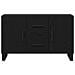 Sideboard  Nero Rovere 100x36x60 cm Legno ingegnerizzato - Foto miniatura 7