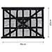 Rete Portaoggetti Per Tetto Auto 18 Scomparti, 80cm X 53cm, Nero, Compatibile Con Accessori Auto It - Foto miniatura 3