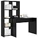 Scrivania Rovere nero 138.5 x 55 x 143 cm Legno multistrato - Foto miniatura 3
