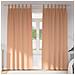 Tende con tende 2 pcs Marrone chiaro 245x140cm Poliestere - Foto miniatura 2