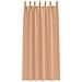 Tende con tende 2 pcs Marrone chiaro 245x140cm Poliestere - Foto miniatura 4