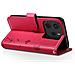 Custodia A Portafoglio Per Redmi Note 14 4g Design Premium Fiori Farfalla, Rosso - Foto miniatura 5