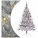 Albero di Natale artificiale con luci integrate Argento 180 cm - Foto miniatura 1
