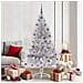 Albero di Natale artificiale con luci integrate Argento 180 cm - Foto miniatura 2