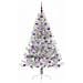 Albero di Natale artificiale con luci integrate Argento 180 cm - Foto miniatura 3