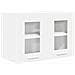 Armadio pensile Riga Bianco 60 x 31 x 40 cm Legno multistrato - Foto miniatura 1