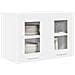 Armadio pensile Riga Bianco 60 x 31 x 40 cm Legno multistrato - Foto miniatura 3