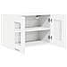 Armadio pensile Riga Bianco 60 x 31 x 40 cm Legno multistrato - Foto miniatura 5