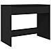 Scrivania con cassetto Nero 100 x 50 x 78 cm Legno multistrato - Foto miniatura 1