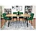 Sedia PYRA in velluto verde scuro, design moderno per soggiorno - Foto miniatura 8