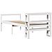 Letto Anziani con Testiera Bianco 75x190cm Legno Massello Pino - Foto miniatura 6