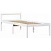 Letto Anziani con Testiera Bianco 75x190cm Legno Massello Pino - Foto miniatura 7