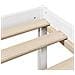 Letto Anziani con Testiera Bianco 75x190cm Legno Massello Pino - Foto miniatura 9