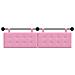 Testata appesa Montaggio a parete Rosa 190 x 55 x 5 cm Tessuto - Foto miniatura 5